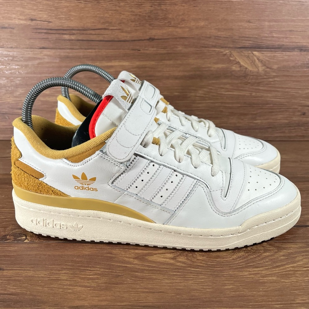 Adidas Forum 84 Low ‘Victory Gold’ Leather Sneakers Men’s Size 10 Shoes